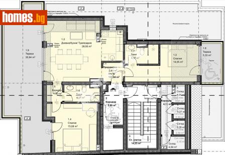 Тристаен, 160m² - Апартамент за продажба - 110214320