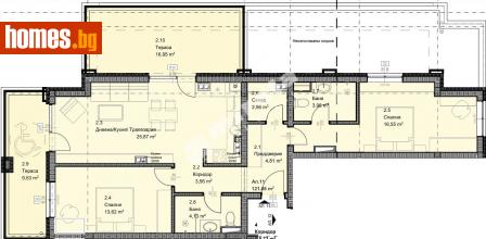 Тристаен, 145m² - Апартамент за продажба - 110214340