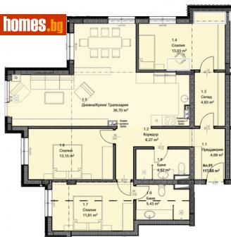 Четиристаен, 250m² - Апартамент за продажба - 110233069