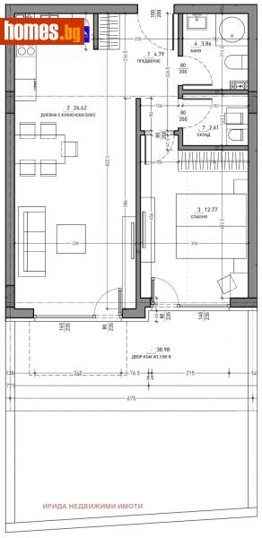 Двустаен, 70m² - Кв. Малинова Долина, София - Апартамент за продажба - Ирида - 110272803