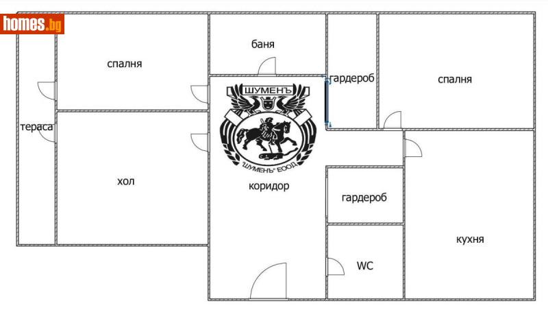 Тристаен, 88m² -  Болница, Шумен - Апартамент за продажба - Шуменъ  - 110289670