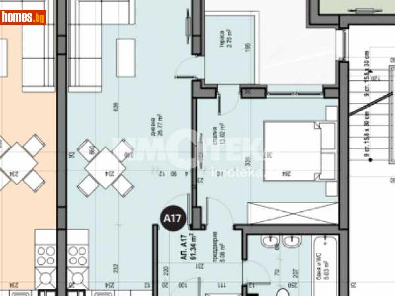 Двустаен, 71m² - Жк. Люлин 5, София - Апартамент за продажба - ИМОТЕКА АД - 110300069