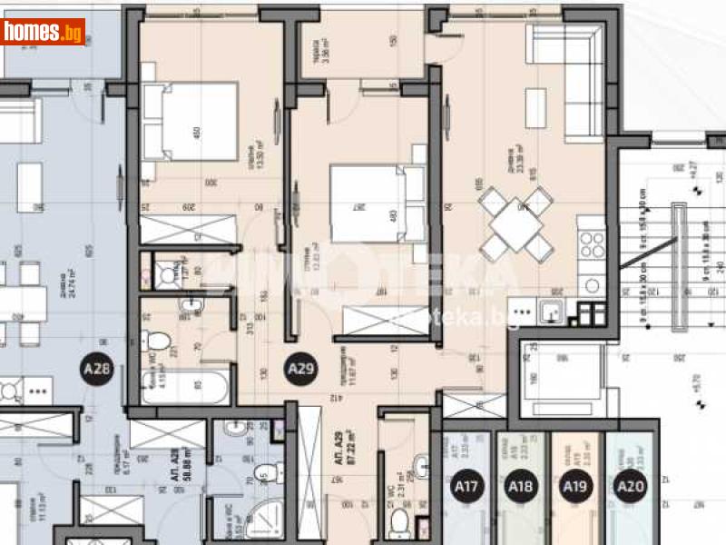 Тристаен, 102m² - Жк. Люлин 5, София - Апартамент за продажба - ИМОТЕКА АД - 110300090