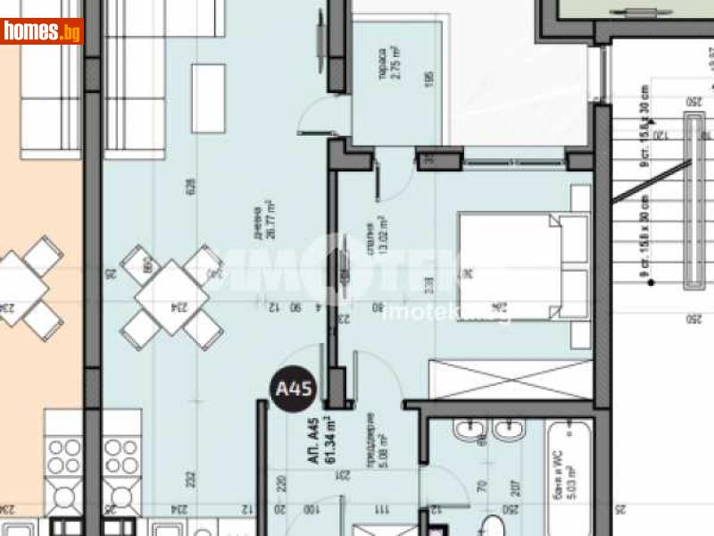 Двустаен, 72m² - Жк. Люлин 5, София - Апартамент за продажба - ИМОТЕКА АД - 110300125