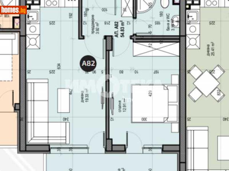 Двустаен, 64m² - Жк. Люлин 5, София - Апартамент за продажба - ИМОТЕКА АД - 110300230