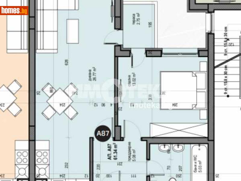 Двустаен, 71m² - Жк. Люлин 5, София - Апартамент за продажба - ИМОТЕКА АД - 110300258