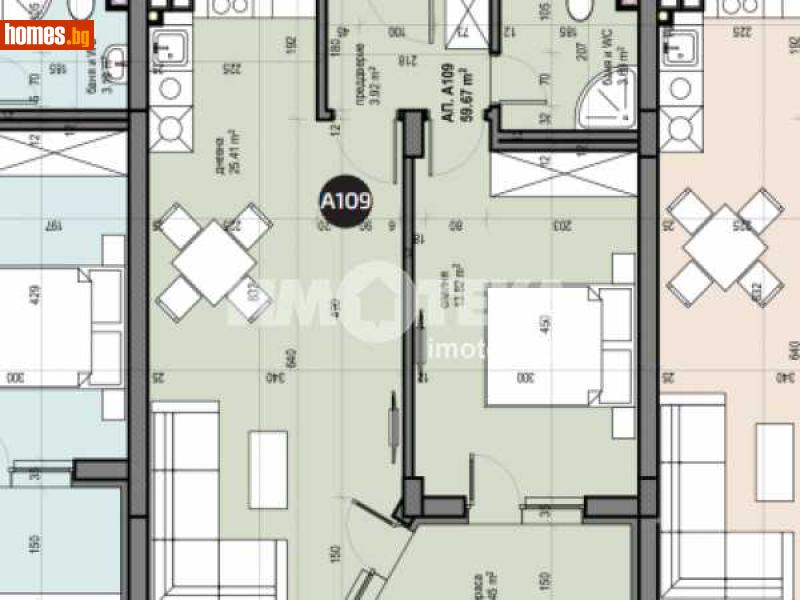 Двустаен, 70m² - Жк. Люлин 5, София - Апартамент за продажба - ИМОТЕКА АД - 110300398