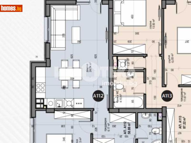 Двустаен, 69m² - Жк. Люлин 5, София - Апартамент за продажба - ИМОТЕКА АД - 110300412