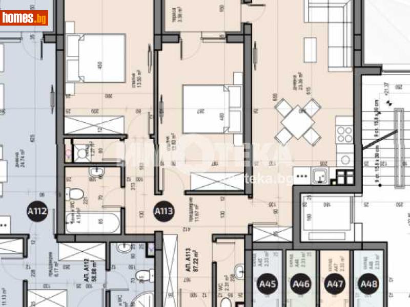 Тристаен, 102m² - Жк. Люлин 5, София - Апартамент за продажба - ИМОТЕКА АД - 110300419