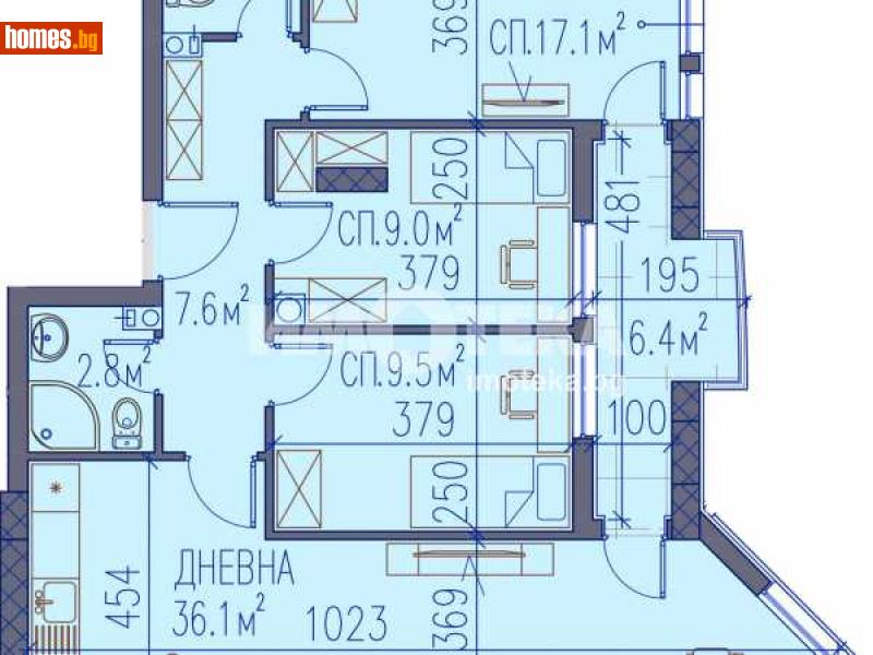 Многостаен, 134m² - Жк. Христо Смирненски, Пловдив - Апартамент за продажба - ИМОТЕКА АД - 110300556