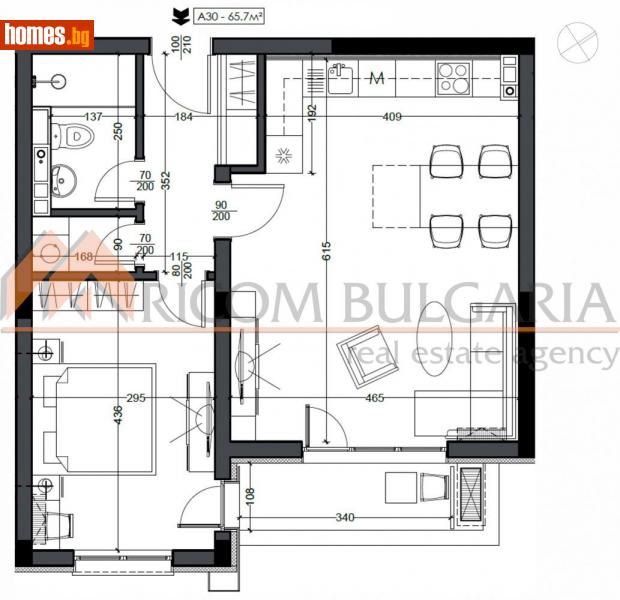 Двустаен, 78m² - Кв. Виница, Варна - Апартамент за продажба - РИКОМ БЪЛГАРИЯ ЕООД - 110346924