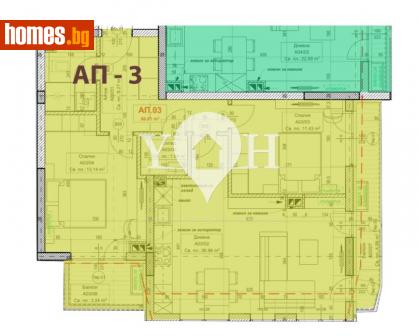 Тристаен, 108m² - Апартамент за продажба - 110352412