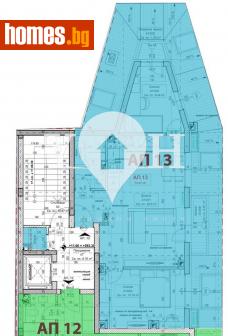 Тристаен, 88m² - Апартамент за продажба - 110352420