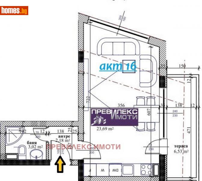 Едностаен, 50m² -  Център, Пловдив - Апартамент за продажба - Превилекс имоти ЕООД - 110362534