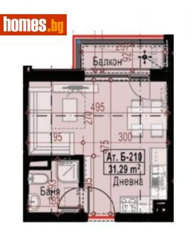 Едностаен, 37m² - Апартамент за продажба - 110394151