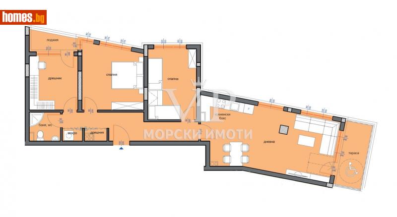 Четиристаен, 133m² - Жк. Меден Рудник, Бургас - Апартамент за продажба - VIP МОРСКИ ИМОТИ - 110439140