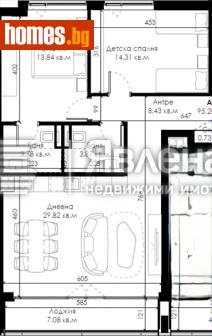 Тристаен, 111m² - Апартамент за продажба - 110453199