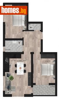 Тристаен, 90m² - Апартамент за продажба - 110469888