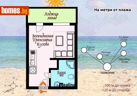 Едностаен, 35m² - Апартамент за продажба - 110488300