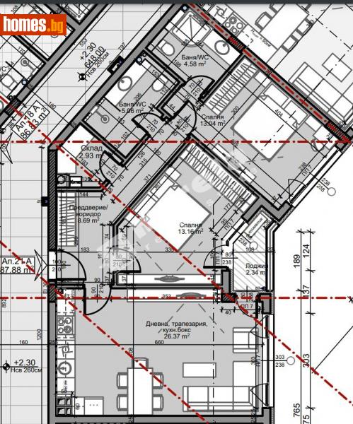 Тристаен, 102m² - София, София - град - Апартамент за продажба - МИРЕЛА - 110547410