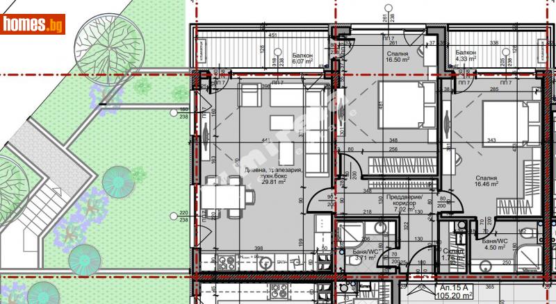 Тристаен, 121m² - София, София - град - Апартамент за продажба - МИРЕЛА - 110547470