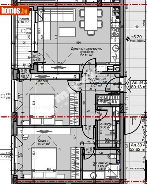 Тристаен, 92m² - София, София - град - Апартамент за продажба - МИРЕЛА - 110547540