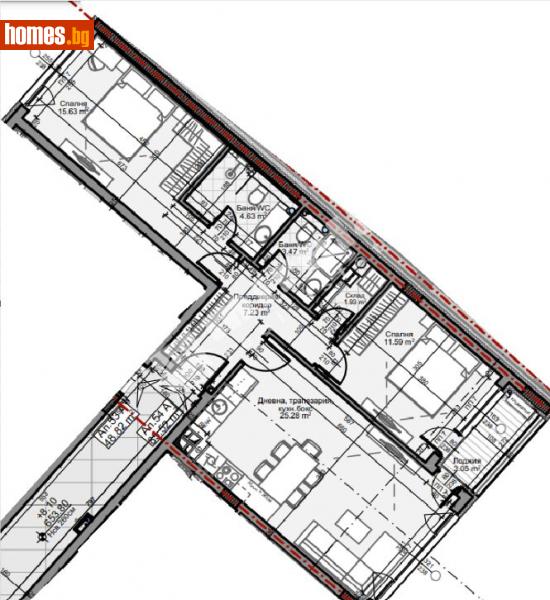 Тристаен, 100m² - София, София - град - Апартамент за продажба - МИРЕЛА - 110547660