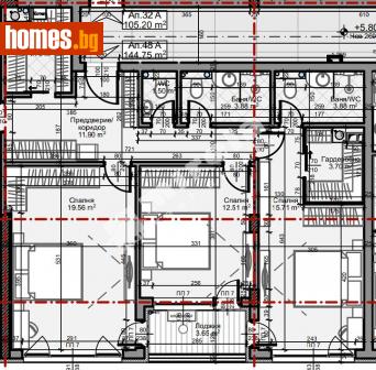 Тристаен, 168m² - Апартамент за продажба - 110547690