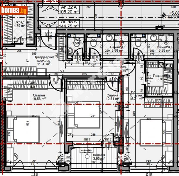 Тристаен, 168m² - София, София - град - Апартамент за продажба - МИРЕЛА - 110547690