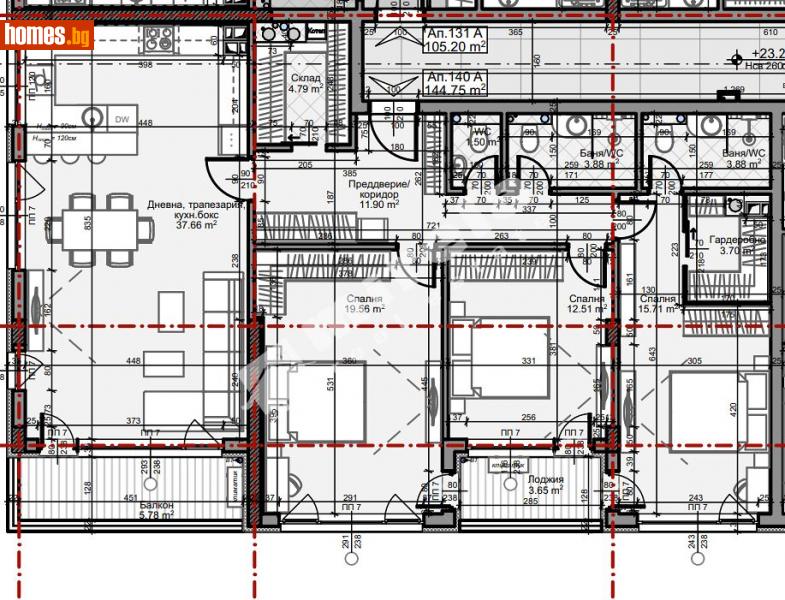 Четиристаен, 168m² - София, София - град - Апартамент за продажба - МИРЕЛА - 110547970