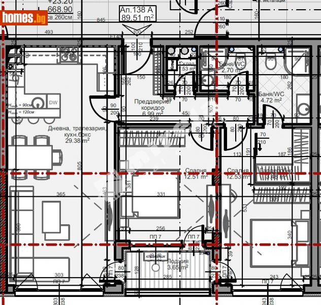 Тристаен, 104m² - София, София - град - Апартамент за продажба - МИРЕЛА - 110547980