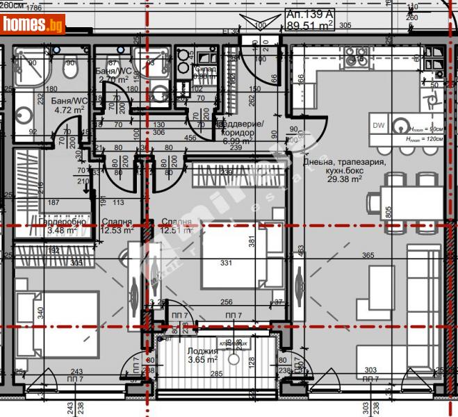 Тристаен, 104m² - София, София - град - Апартамент за продажба - МИРЕЛА - 110547990