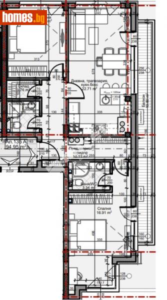 Тристаен, 110m² - София, София - град - Апартамент за продажба - МИРЕЛА - 110548000