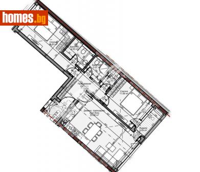 Тристаен, 100m² - Апартамент за продажба - 110548455