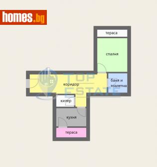 Едностаен, 52m² - Апартамент за продажба - 110558893