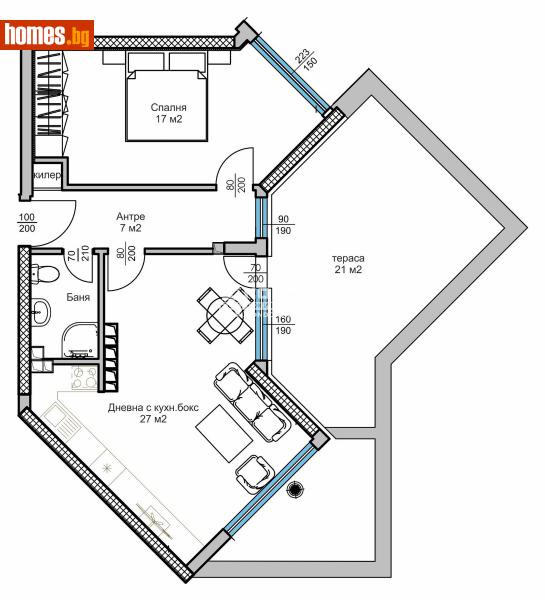 Двустаен, 108m² -  Широк Център, Пловдив - Апартамент за продажба - КОНДОР НЕДВИЖИМИ ИМОТИ - 110579444