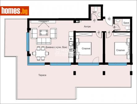 Тристаен, 172m² - Апартамент за продажба - 110579586