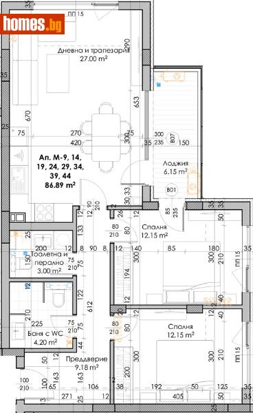 Тристаен, 102m² - Жк Южен, Пловдив - Апартамент за продажба - Deluxe Homes - 110579875