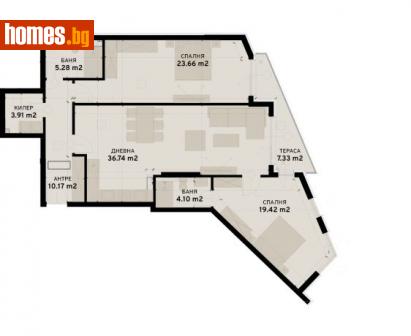 Тристаен, 141m² - Апартамент за продажба - 110590410