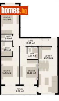 Четиристаен, 134m² - Апартамент за продажба - 110590430