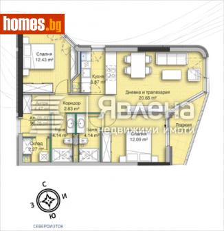 Тристаен, 111m² - Апартамент за продажба - 110654984