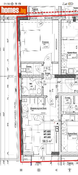 Двустаен, 69m² - Жк. Разсадника, София - Апартамент за продажба - ДЮЛГЕРОВА БГ ЕООД - 110723150