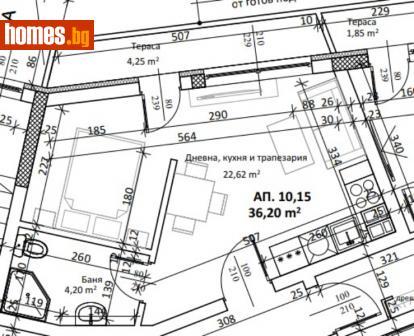 Двустаен, 45m² - Апартамент за продажба - 110806925