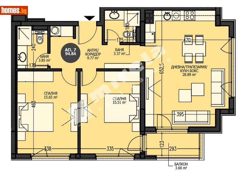 Тристаен, 111m² - София, София - град - Апартамент за продажба - МИРЕЛА - 110864569