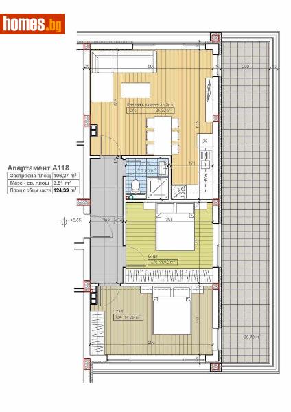 Тристаен, 124m² - Кв. Бояна, София - Апартамент за продажба - Sofia dnes Real Estate EOOD - 110865376