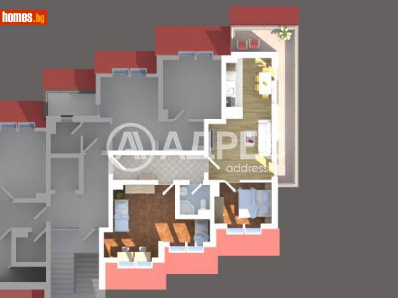 Тристаен, 101m² - Жк. Овча Купел 2, София - Апартамент за продажба - АДРЕС НЕДВИЖИМИ ИМОТИ - 110881077