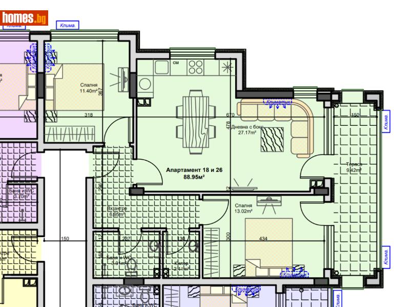 Тристаен, 108m² - Кв. Железник, Стара Загора - Апартамент за продажба - City - 110899765