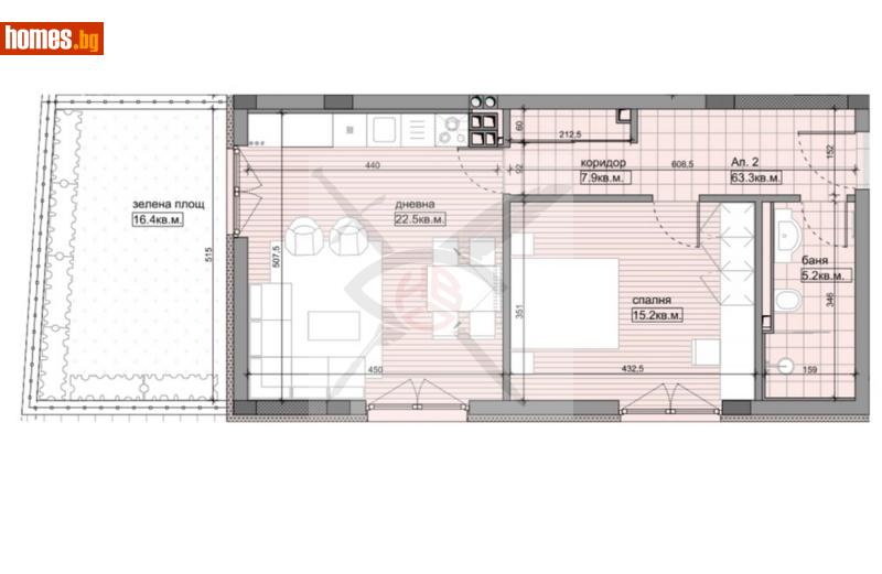 Двустаен, 71m² - Жк. Овча Купел, София - Апартамент за продажба - ЕКС НВД - 110944302