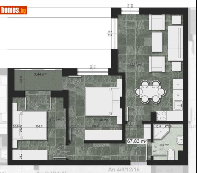 Тристаен, 84m² - Жк. Надежда 2, София - Апартамент за продажба - Партньор 2000 ЕООД - 110990673