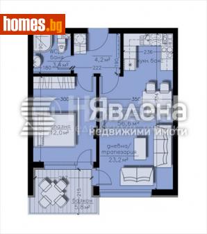 Двустаен, 65m² - Апартамент за продажба - 111018563